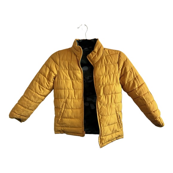 Gap Kids Reversible Camo Puffer Coat Size Small - Picture 3 of 6